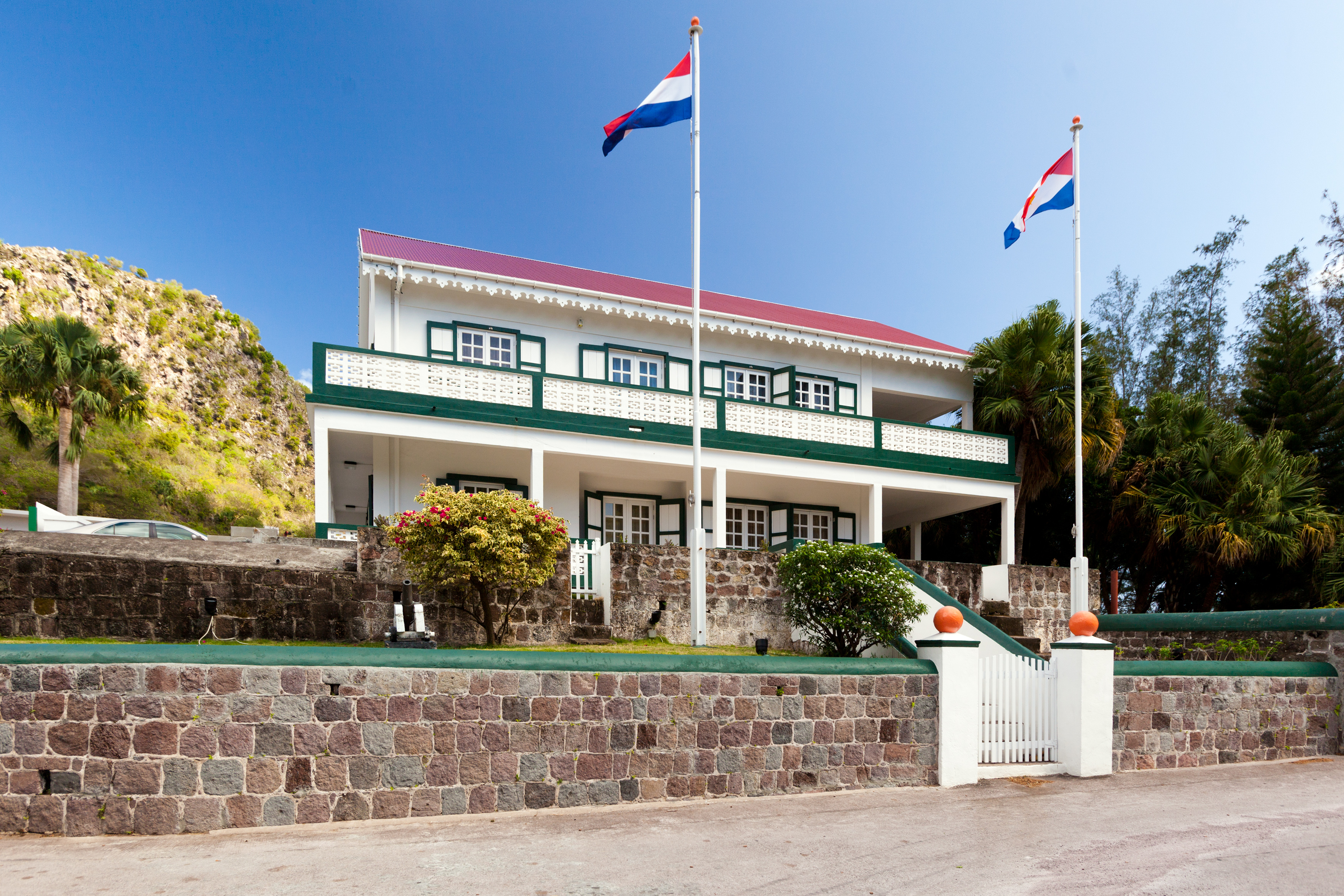 exterior image of a building in saba