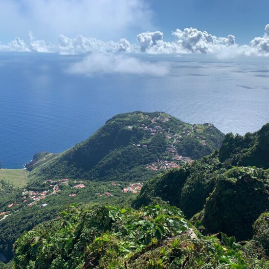 Hiking on Saba Island